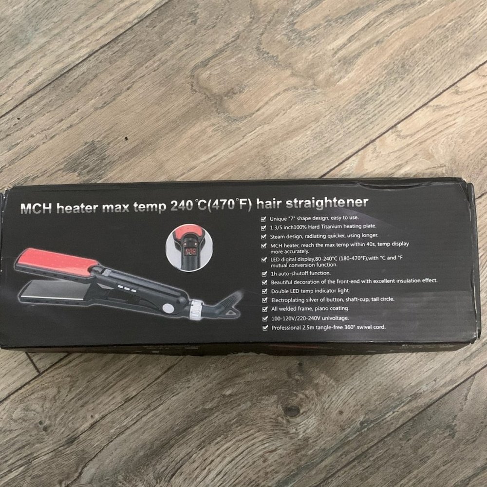 NEW MCH Heater Max‎ Temp 230 C(450 F) Hair Straightener
